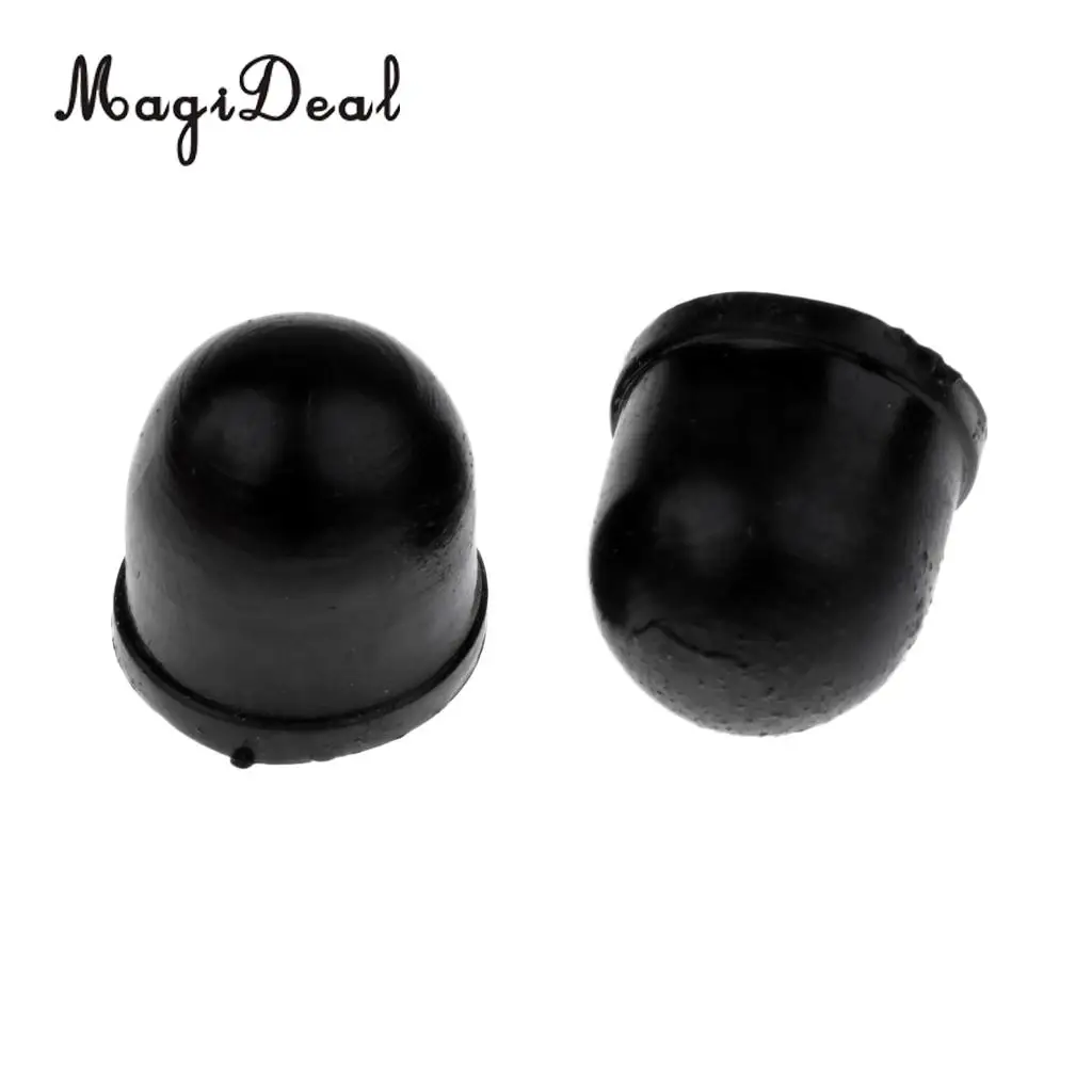 MagiDeal  2 Pieces Skateboard Longboard Truck Replacement Pivot Cups 3.25 - Black - 12*10 mm