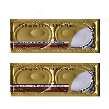 

10 packs/lot Dark Circle Removal Eye Mask Remove Eye Bags and Puffy Eyes Collagen Mask Milky White Collagen Eye Mask