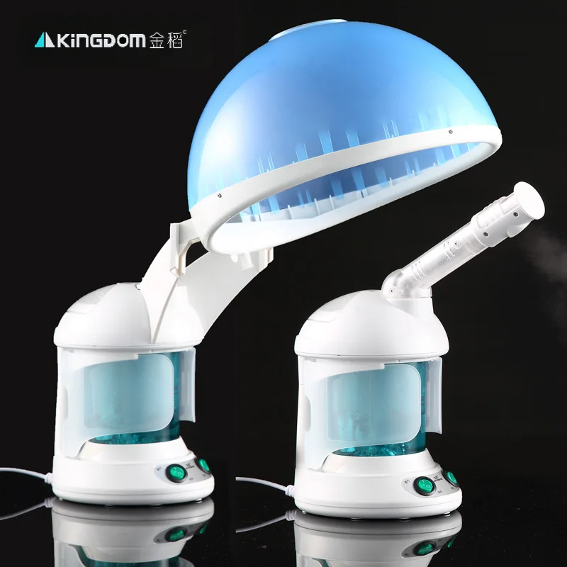 

2 in 1 sauna vaporizer Salon hair steamer and Facial steamer ozone Aroma herbal Mist salon facial steam device