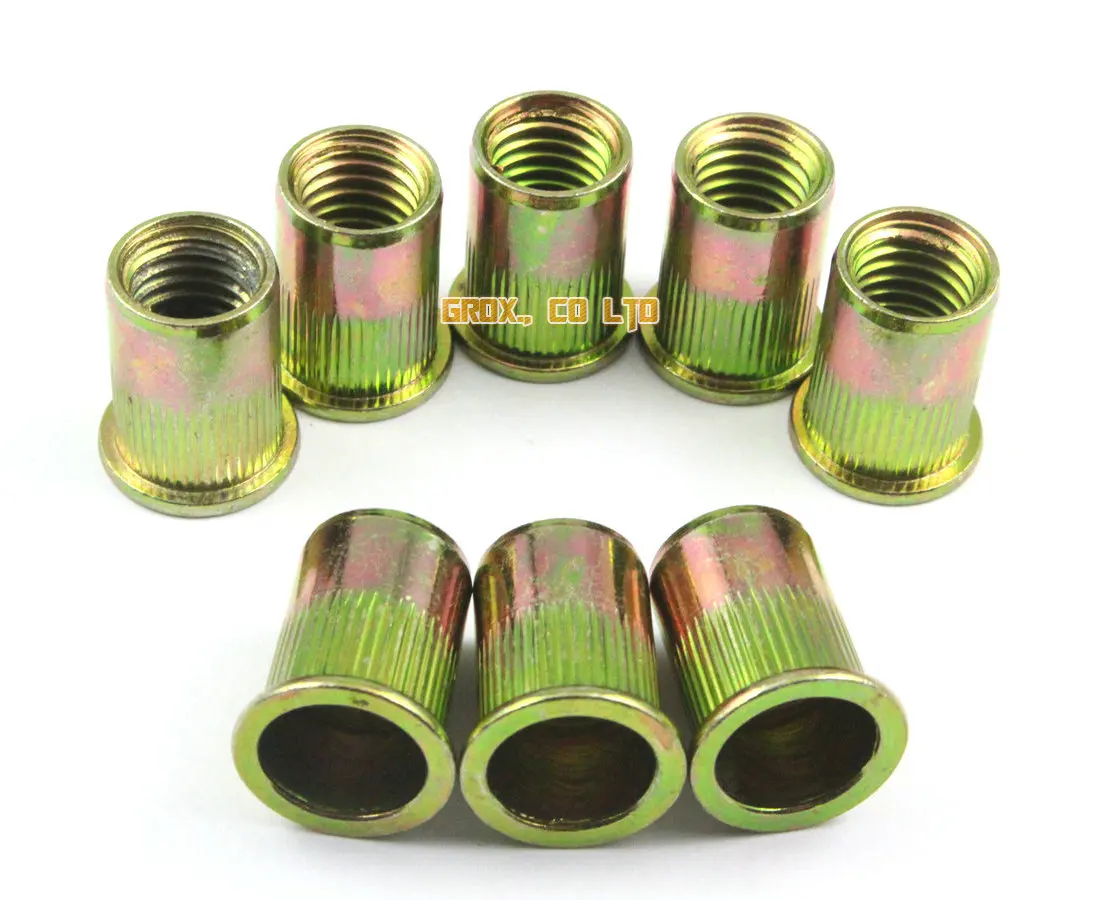 Buy 20 Pieces M12 Carbon Steel Rivet Nut Rivnut Insert