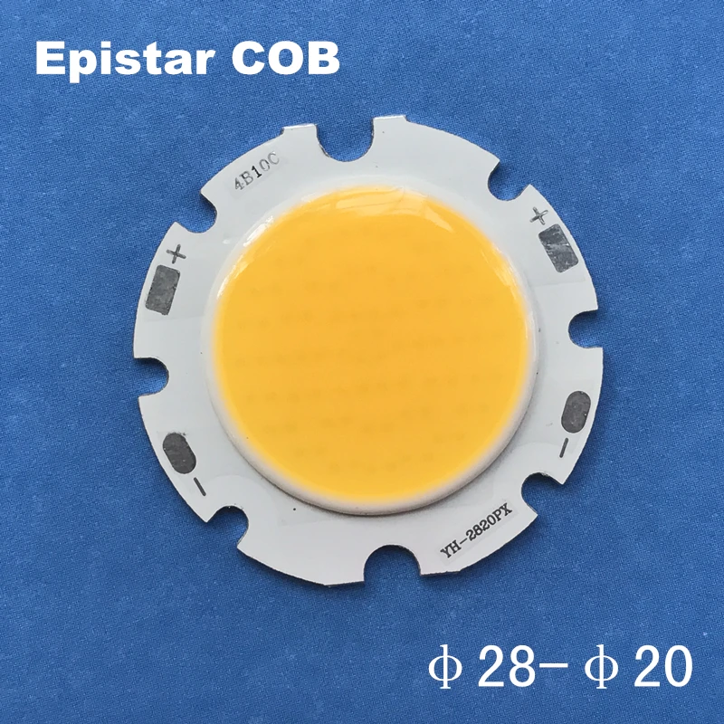 

Epistar COB 3w5w7w9w12w15w20w LED high light source high CRI external diameter28mm Shiny surface diameter20mm