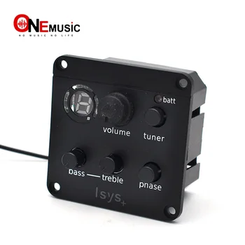 

Acoustic Guitar Pickup 2 Band EQ Equalizer Preamp with Tuner Guitar Pickups