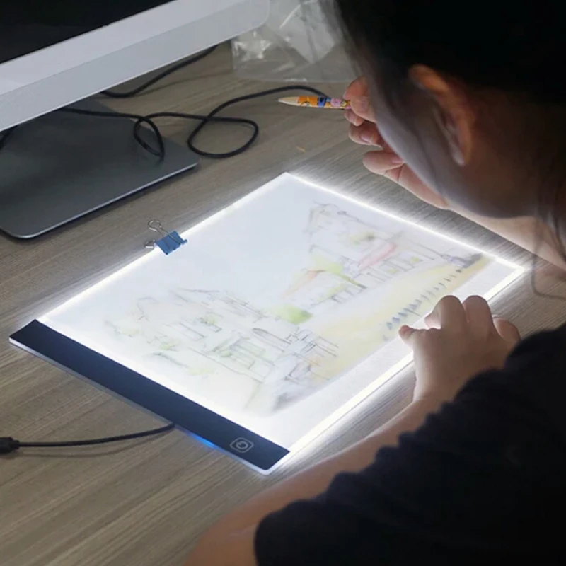 Аксессуары для алмазной живописи Ultradunne 3 5 мм A4 LED Licht Tablet Pad gelden EU/UK/AU/US/USB разъем Diamant