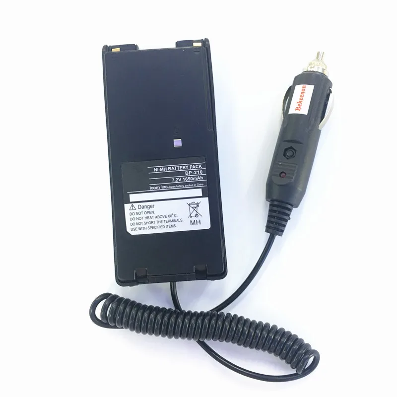 Входное DC12 автомобильное зарядное устройство eliminator для ICOM IC V8 V82 A24 A6 F3G F30 F40 F11 и т.