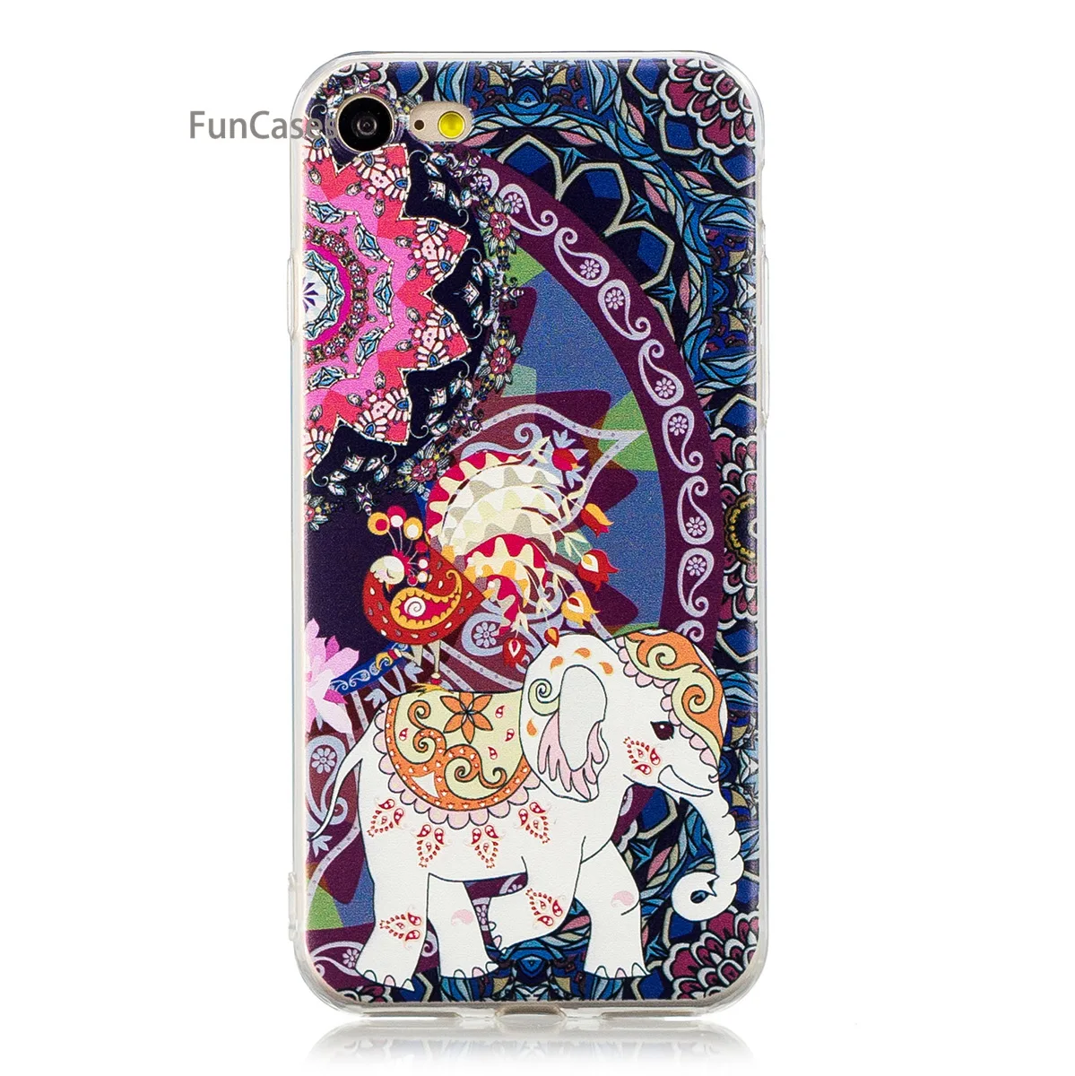 Lucu Panda Telepon Kasus Estuche sFor iPhone 7 Lembut TPU Kembali penutup Kasus Metallic Telepon Aksesori Untuk iPhone 8 Handphone Ajax Mewah