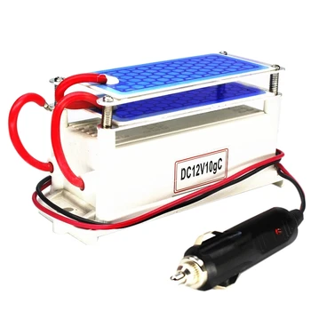 

Ozone Generator Car 12V 10G Portable Ceramic Plate Air Purifier Air Sterilizer Car Ozone Air Air Cleaner Ozonizer Odor