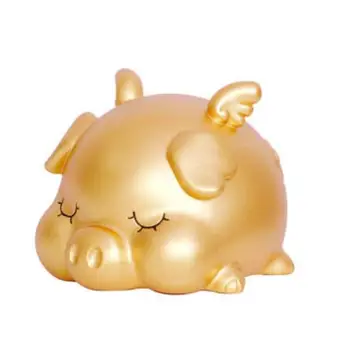 

Golden Pig in Piggy Bank* Ornaments crafts Savings Tank Money Storage bank Pig Children Anti-fall Girls Boys Creative Decoration