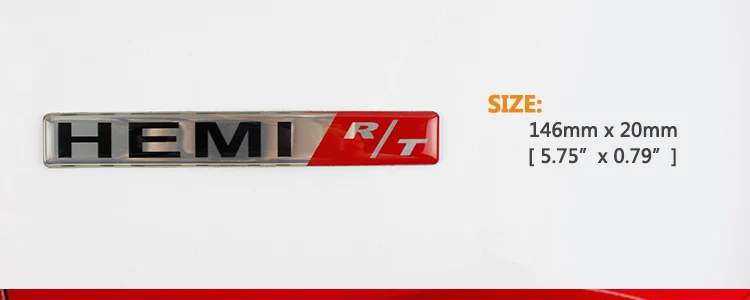 Автомобиль авто эмблема значок стикеры HEMI RT R/T для Fender сзади багажника|emblem badge|auto