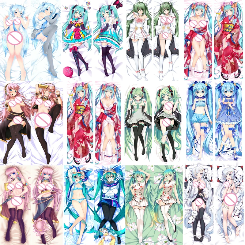 

November update Japanese Anime VOCALOID Hatsune Miku sexy girl otaku Dakimakura body pillow cover case hugging Body pillowcase