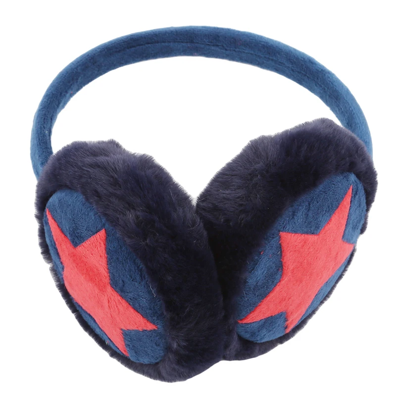 

New adult star Plush fur Ear muff Adjustable Winter warm Earmuffs for Children Ear cover cute Headband gift for girl multicolor