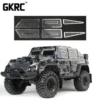 

6pcs 1/10 Simulation Stainless Steel Metal Side Windows Protection Network For Tactical Unit Trx4 RC Crawler Car