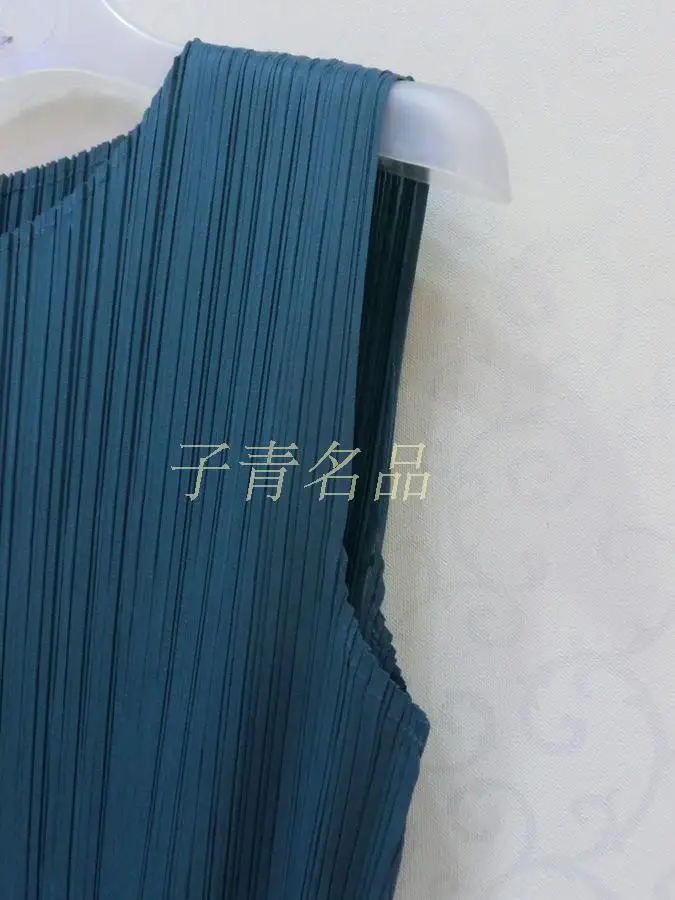 Стиль miyake fold эластичный дизайнерский галстук длинный жилет тонкий