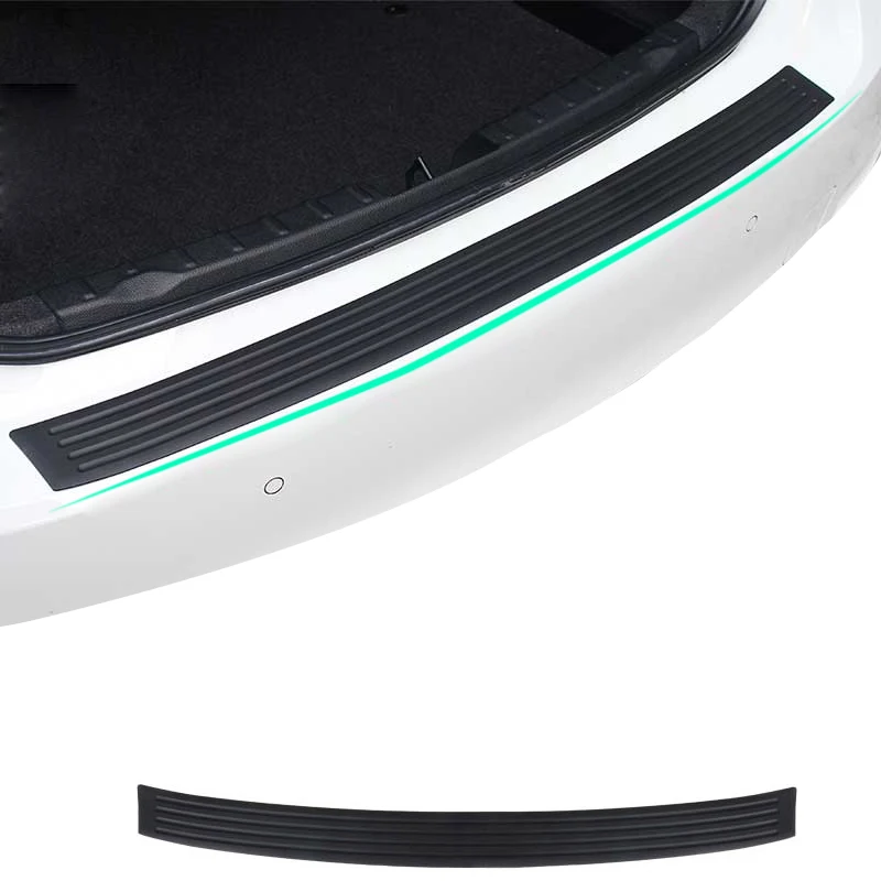 

Car Trunk guard plate sticker Rear bumper rubber protection For Dacia duster logan sandero stepway lodgy mcv 2 Car-styling