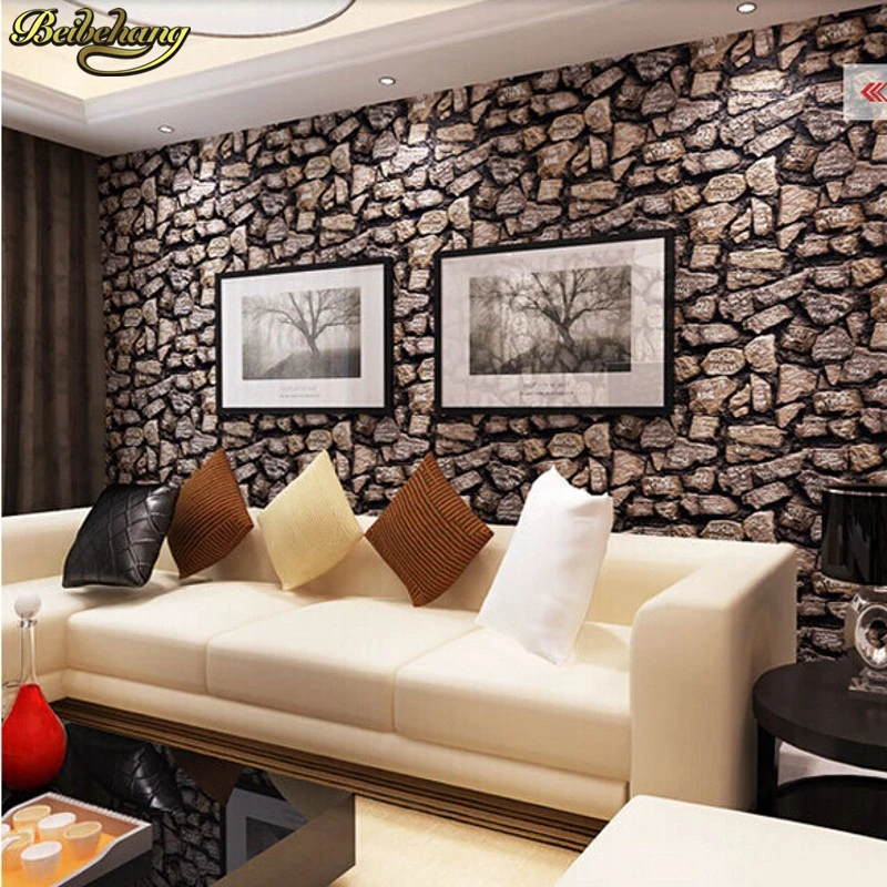 beibehang wallpaper modern pattern simulation stone