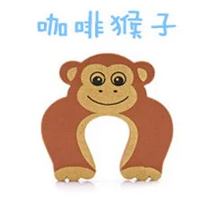 5 шт. мультфильм животных дверные пробки двери пробки Угловые Охранники дверные пробки стопор для двери замок Защита Пальцев - Color: Orange
