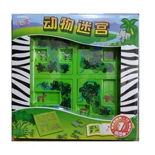 Охота действие животных лабиринт день детей подарок на день рождения семейная настольная игра Вечерние игры 72 головоломки