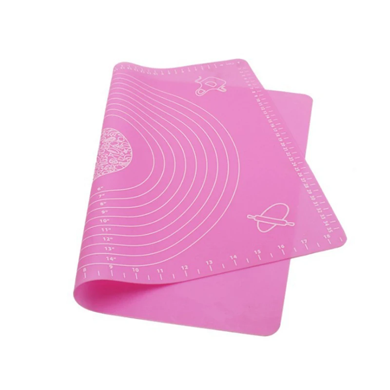 

Silicone Rolling Mat Sugarcraft Fondant Cake Clay Pastry Icing Dough Tool 2Color