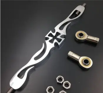 

Motorcycle Chrome Cross Shift Linkage Lever For Harley Softail FXDWG Dyna Wide Glide FL FX FLH