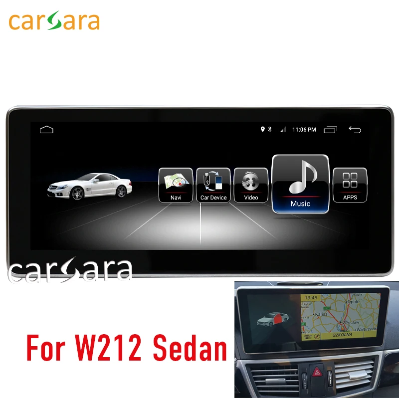 

2G RAM 10.25" Android monitor for E Class W212 S212 2010-2015 E200 250 300 350 63 touch screen GPS Navigation multimedia player