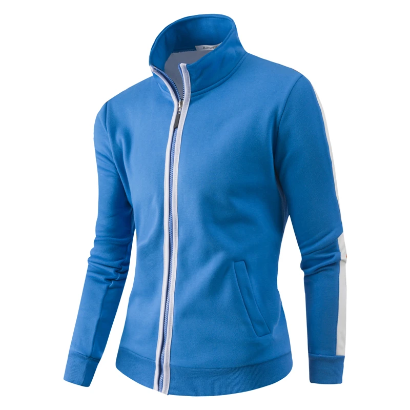 

men's jacket new Cultivate one's morality short paragraph color matching collar jacket male baseball uniform Large size jacket