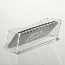 

1pc Clear Acrylic Business Card Holder Display Stand Desk Desktop Countertop Top Sale