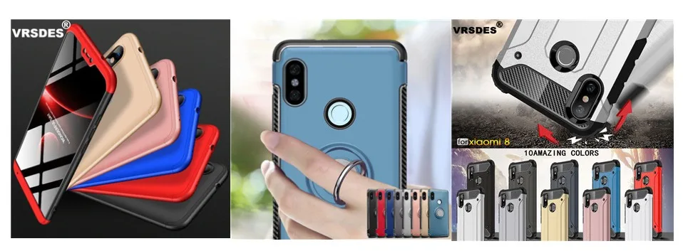 Защитный чехол VRSDES для Xio mi Red mi Note 5 Pro mi 8 6X 5X A1 A2, силиконовый чехол+ PC чехол Xio mi Red mi 6 6A S2 5 Plus Note 6 Pro