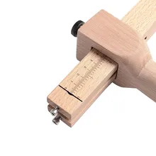 Регулируемый ремень и Профессиональный DIY Бук деревянная ручка кожа ремесло инструмент ручные режущие инструменты