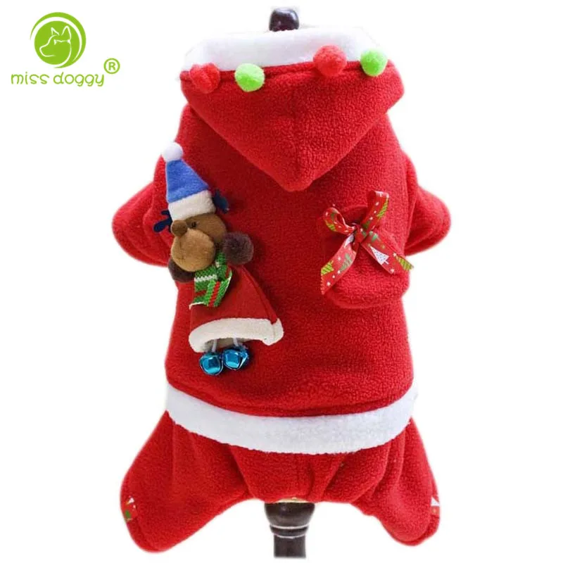 

Christmas Decorations Pet Dog Jumpsuit Classic Boys Girls Puppy Christmas Transformed Dress for Small Dogs New Year Dinner Party