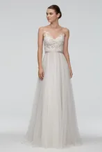 Lace New Arrival Cheap Simple V Back Long Tulle Bobo Bohemian Wedding Dress Gown 2016 Bridal