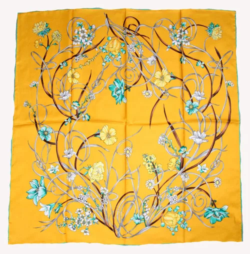 

ELEGANT HANDMADE BRAND 100%Twill Silk Scarf TWIC-149545