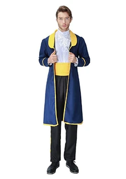 

Halloween Beauty and Beast Prince Cosplay Beast Prince Costume Luxury Vintage Court Couple Suits Uniform