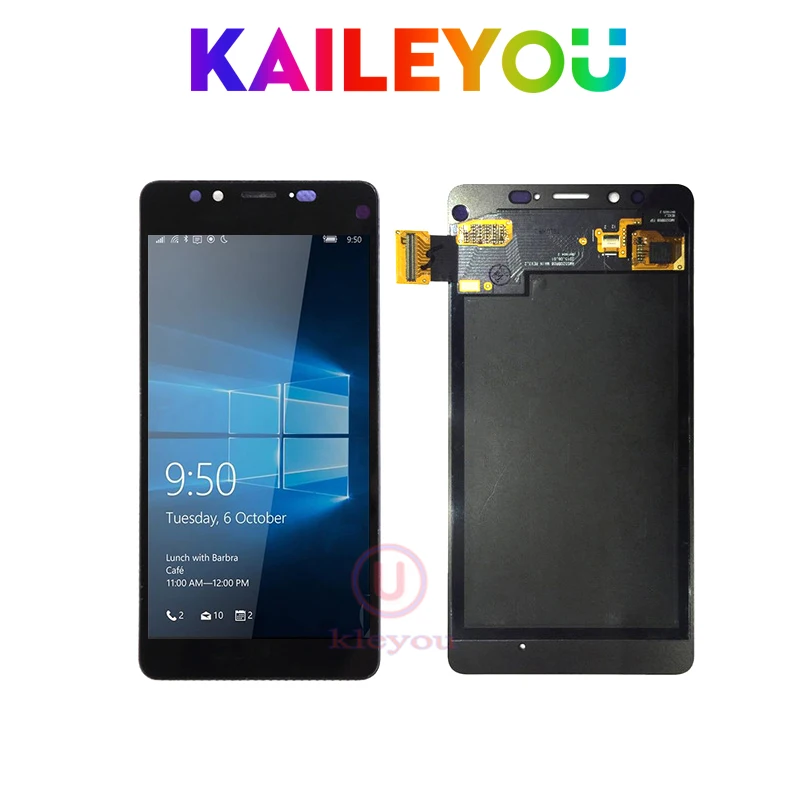 

Tested AAA For Microsoft Nokia Lumia 950 LCD Display Touch Screen Digitizer Assembly With Frame RM-1106 Replacement