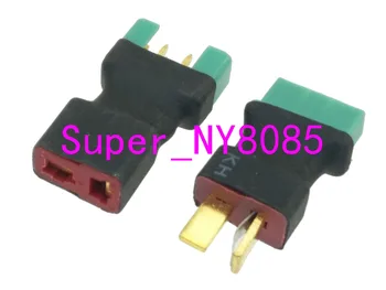 

2pcs/set MPX Multiplex to T-Plug Deans Male & Female No wire adapter connector For RC Car Battery charger
