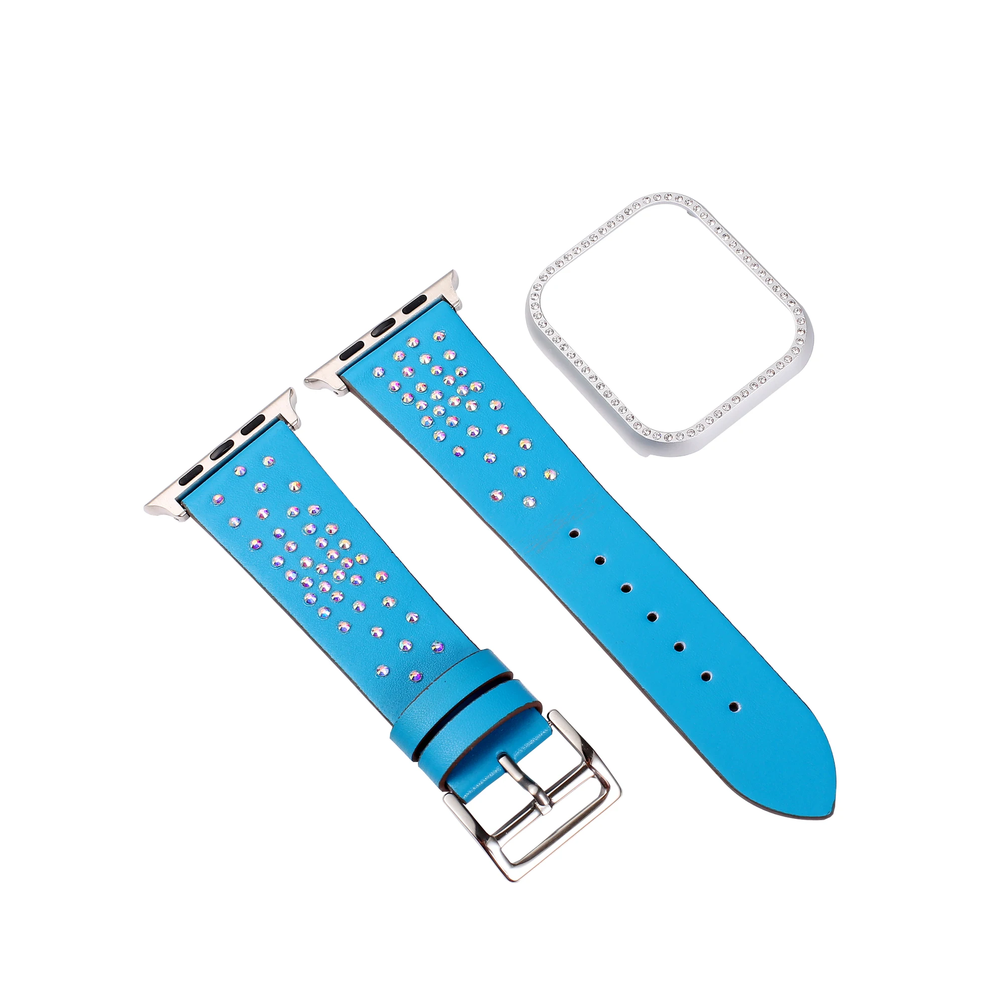 Кожаный элегантный чехол наручных часов Iwatch, ремешок для наручных часов Ремешок для наручных часов Apple Watch Series 4/3/2/1 38 мм 42 мм 40 мм 44mmseries 5