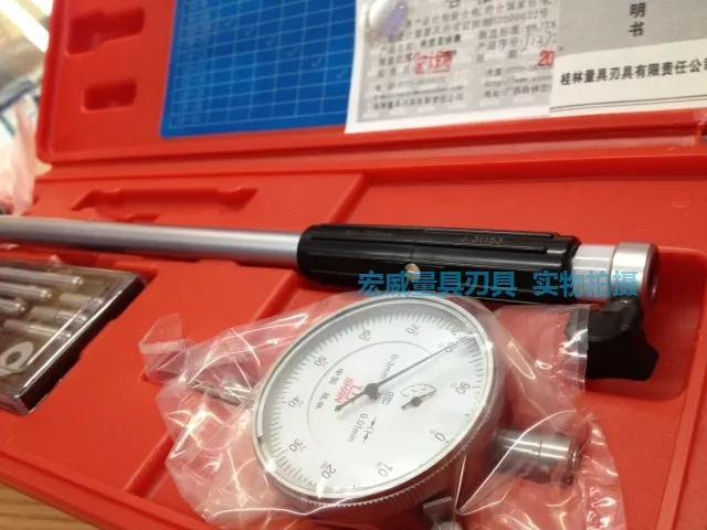 Циферблатный индикатор 50-160 мм/0.01мм индикатор часового типа индикаторные часы микрометр стрелочный стрелочныйиндикатор измерительные приборы измерительный инструмент циферблатный нутромер