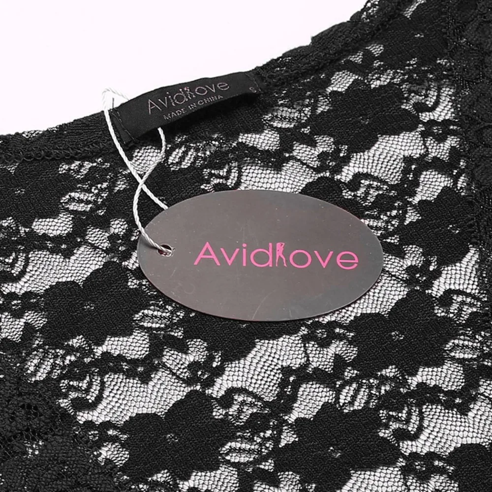 Женское Сексуальное белье Avidlove кружевное в стиле babydoll с глубоким v образным