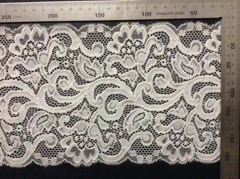 

16cm hot selling symmetrical jacquard flora motif edge lace trim,XM0826E