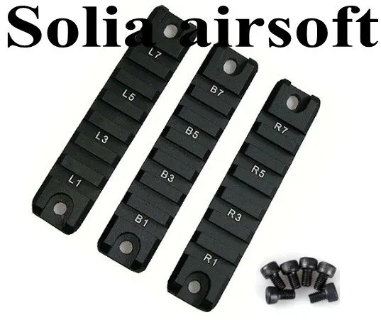 

Tactical Picatinny Scope Rail Set for G36 G36C series-3 short pieces
