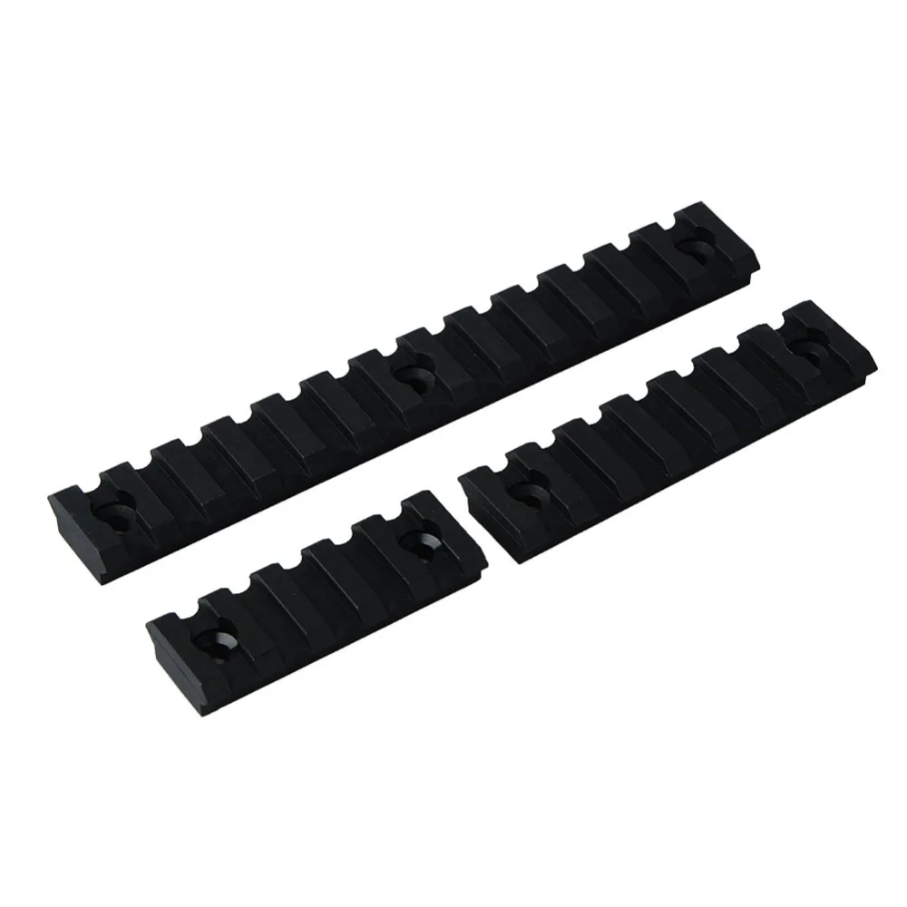 3 шт./упак. Keymod 5 7 13 Слот 2 &quot3&quot &quotполимер Пикатинни Вивер Rail Handguard Section|Аксессуары