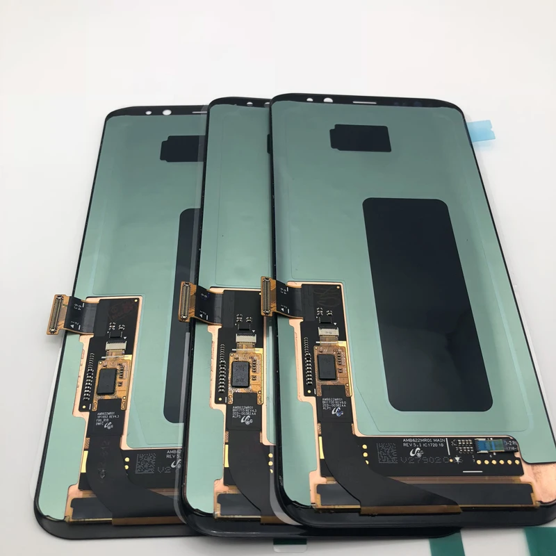 

NO PIXEL NEW 100% Super AMOLED LCDs Screen for Samsung S8 Plus G955 G955F lcd display touch digitizer Assembly