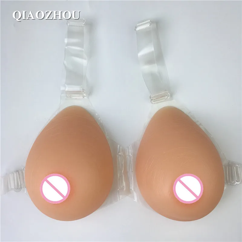 1600 teardrop silicone breasts