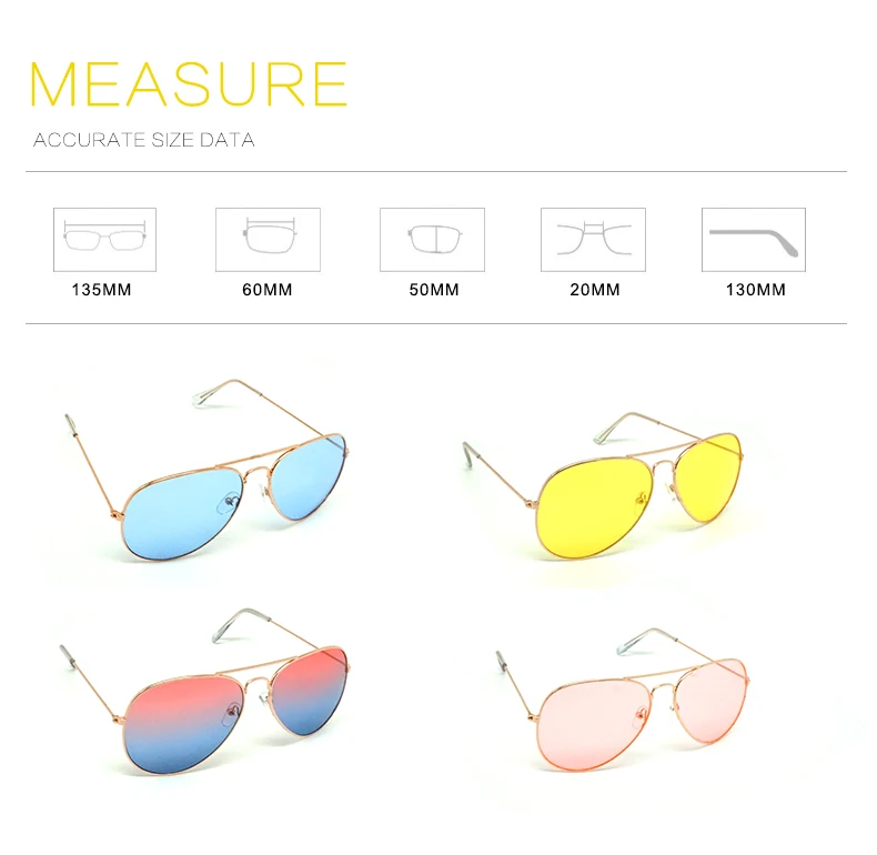 MINIMUM Clear Pink Sunglasses Women Men Ocean Transparent Sun Glasses Candy Color Eyewear Pilot Toad Yellow Lens Glasses Anti-UV1 (4)