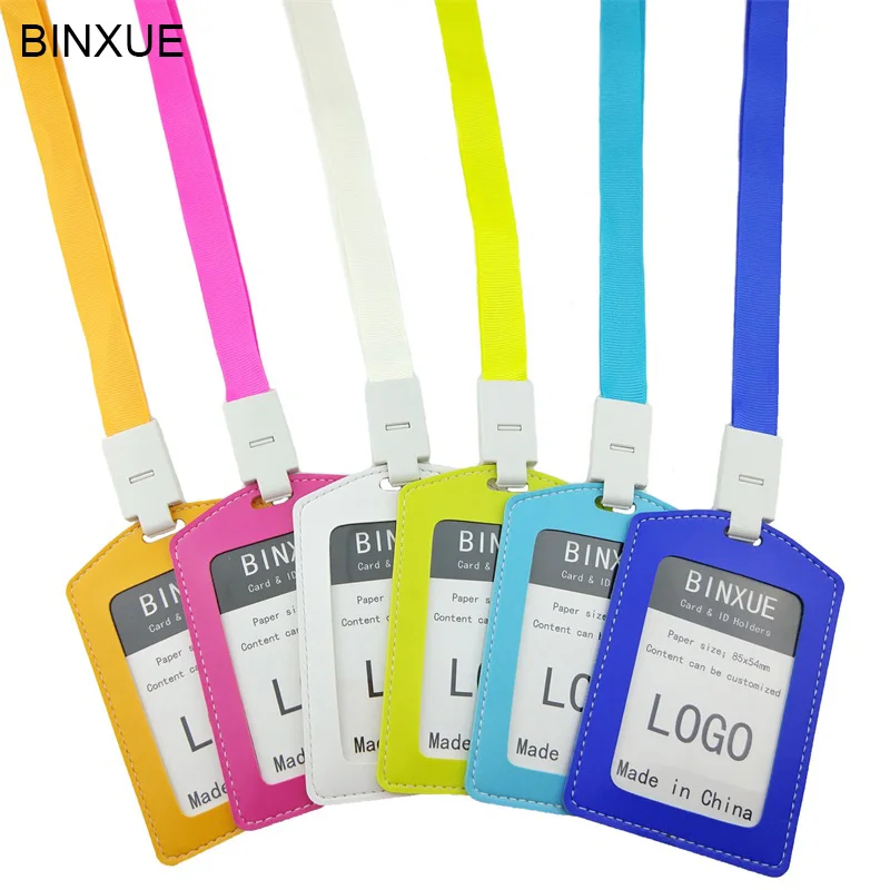 

Cover card ID 1.5 cm Lanyard badge holder vertical badge Employees card Student Campus bag Bus business A gift from a friend