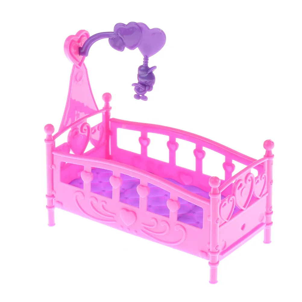 plastic baby doll bed
