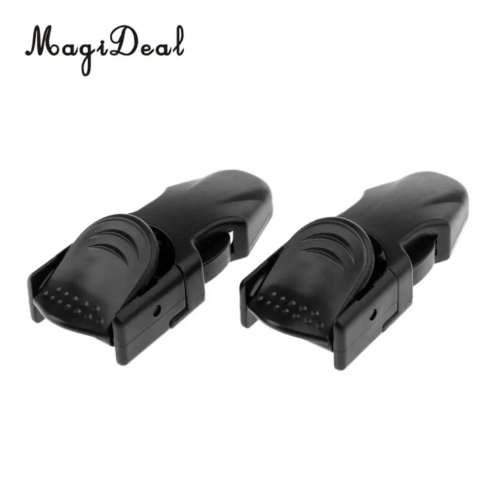 MagiDeal 1 Pair Premium Black Plastic Scuba Diving Snorkeling Swimming Quick Release Fin Strap Buckles Accessories