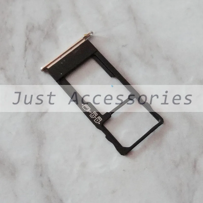 

used SD Tray Sim Card Holder Slot Replacement Parts for BQ Aquaris V Plus