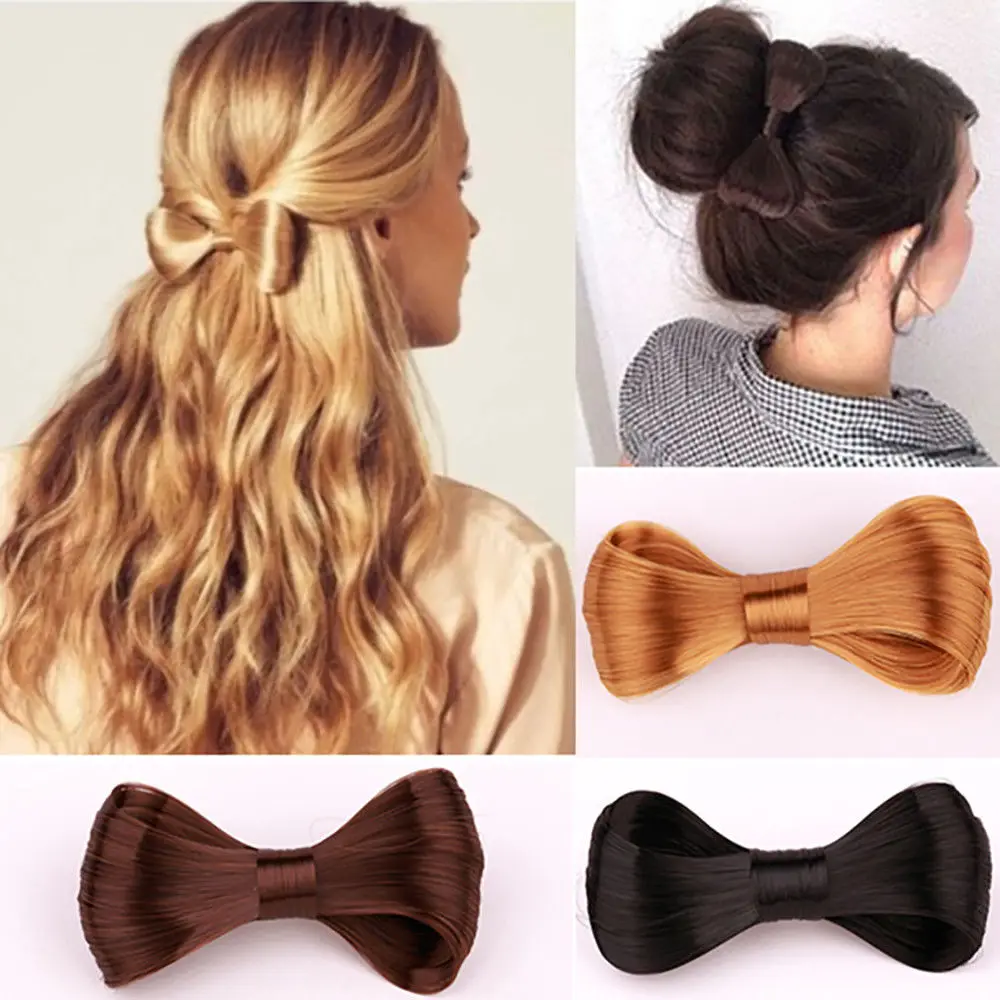 Trendy Women Hairstyle Big Bowknot Ties Wig Hairpin Hair Clip Hair pin