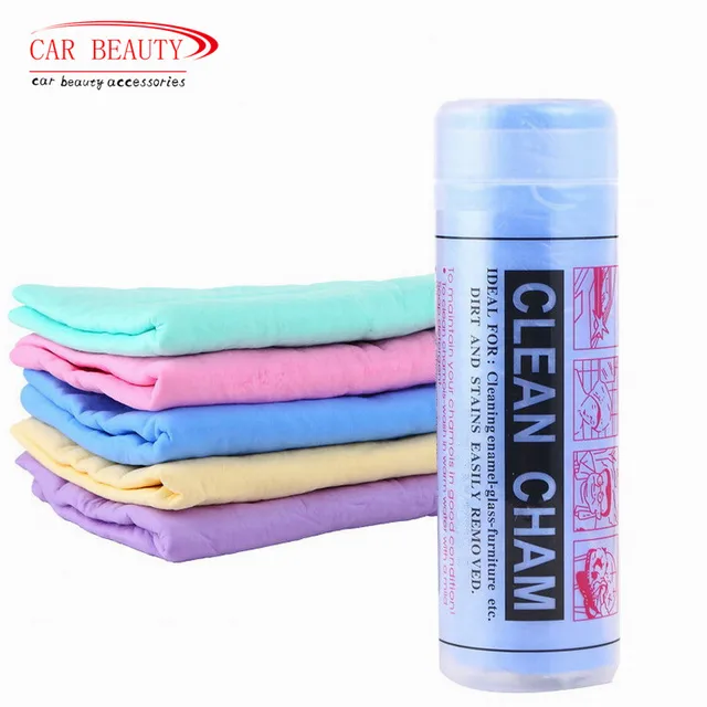 43*32*0.2CM  Super Absorption  Microfiber Car Care Towel Car Wash Towel Cleaning PEVA Towel Synthetic Suede Chamois  Car Styling