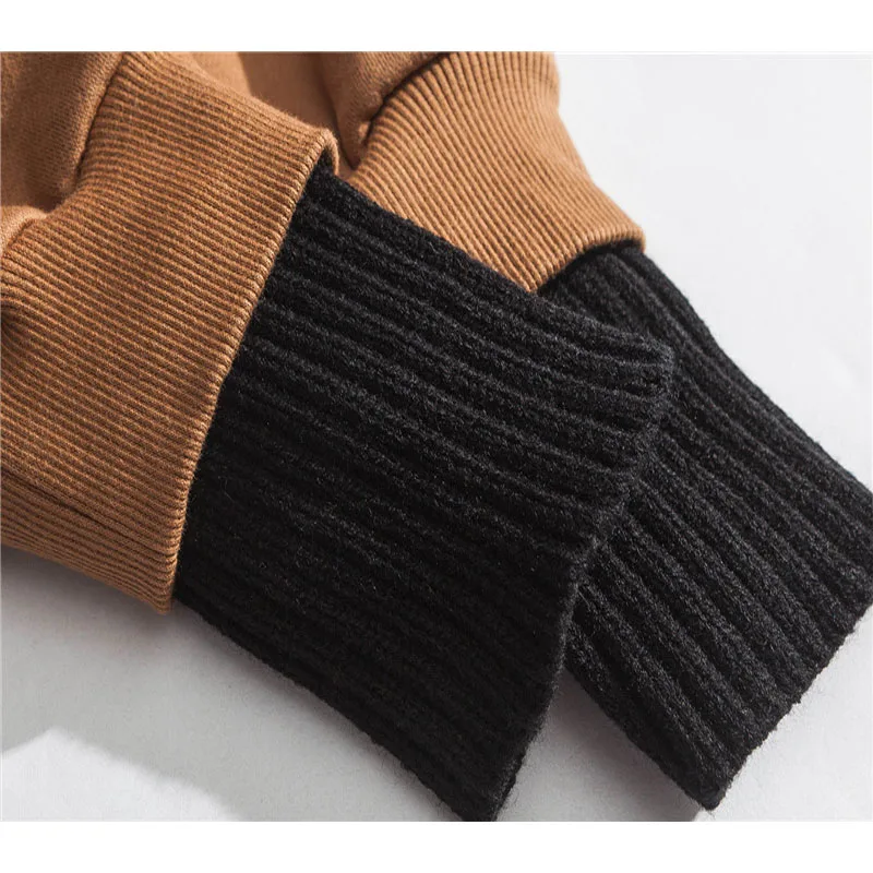 New Western Style Turtleneck Simple Letter Embroidery Pullovers Men Sweaters Winter High Street Male Casual Fashionable Sweater New Western Style Turtleneck Simple Letter Embroidery Pullovers Men Sweaters Winter High Street Male Casual Fashionable Sweater