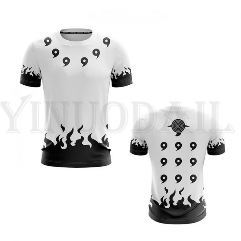 

Men and Women Streetwear White T-shirt Naruto 3d Print T Shirt for Boys UZUMAKI Harajuku Sweatshirt Cosplay Costume T-shirt